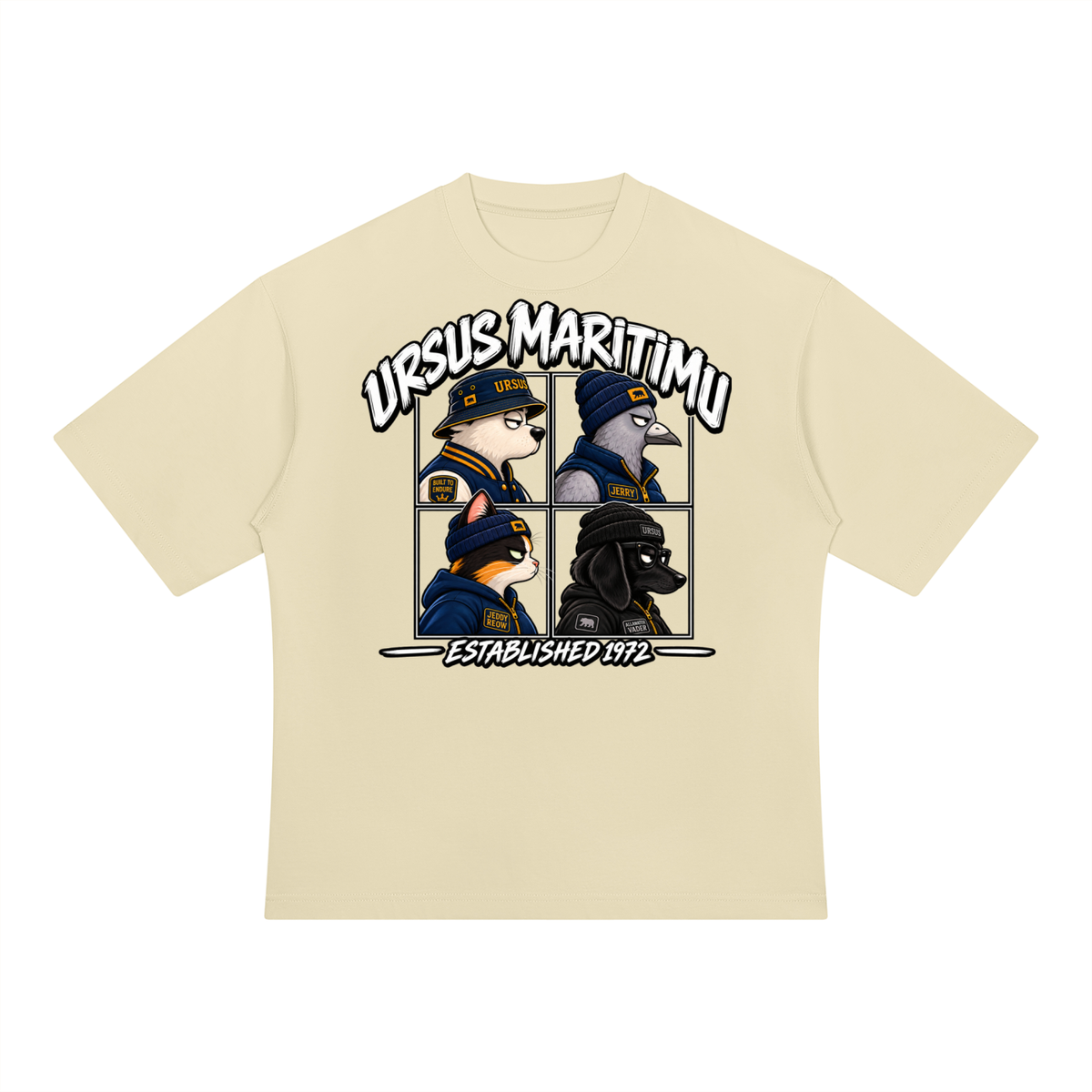 THE URSUS FOUR — Beyond Bearable Character Grid Heavyweight T-Shirt