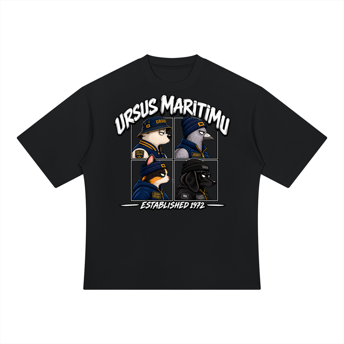 THE URSUS FOUR — Beyond Bearable Character Grid Heavyweight T-Shirt