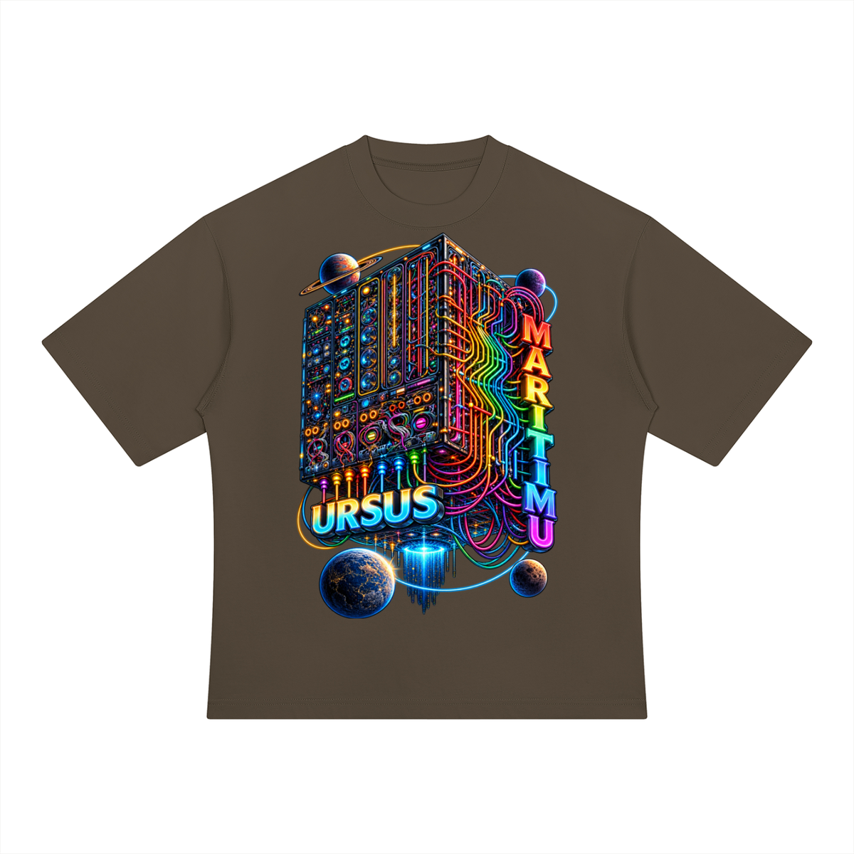 THE COSMIC MAINFRAME — URSUS MARITIMU Heavyweight Oversized T-Shirt