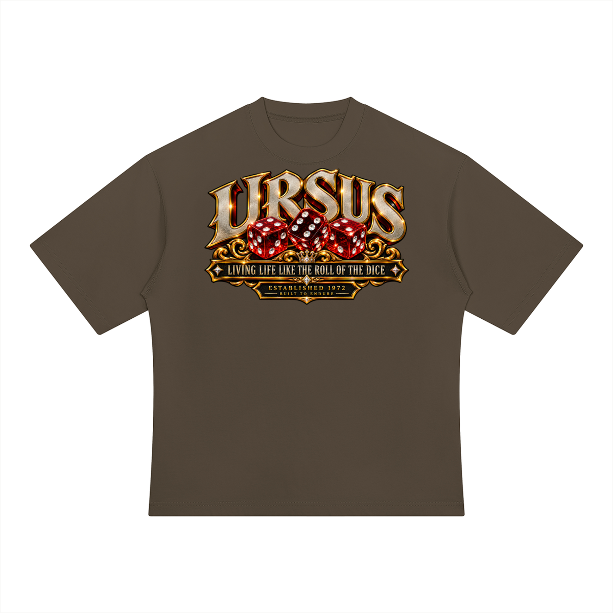 URSUS — ROLL WITH PURPOSE Dice Graphic Tee