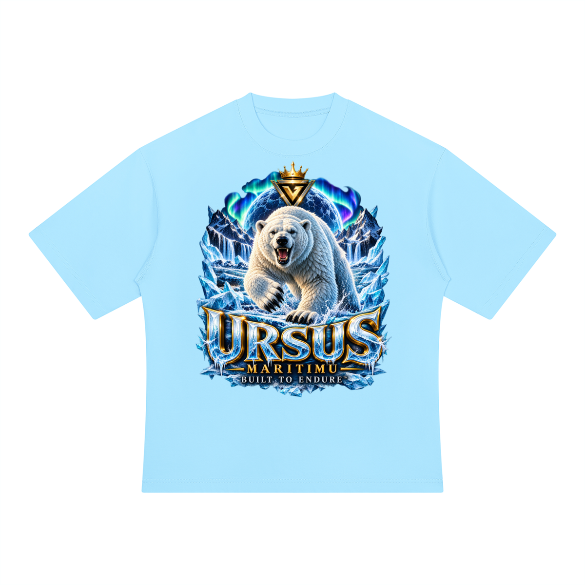 THE ICE KING — URSUS MARITIMU Heavyweight Oversized T-Shirt