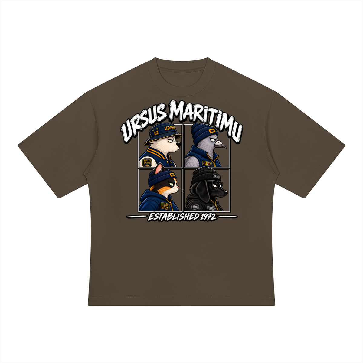 THE URSUS FOUR — Beyond Bearable Character Grid Heavyweight T-Shirt