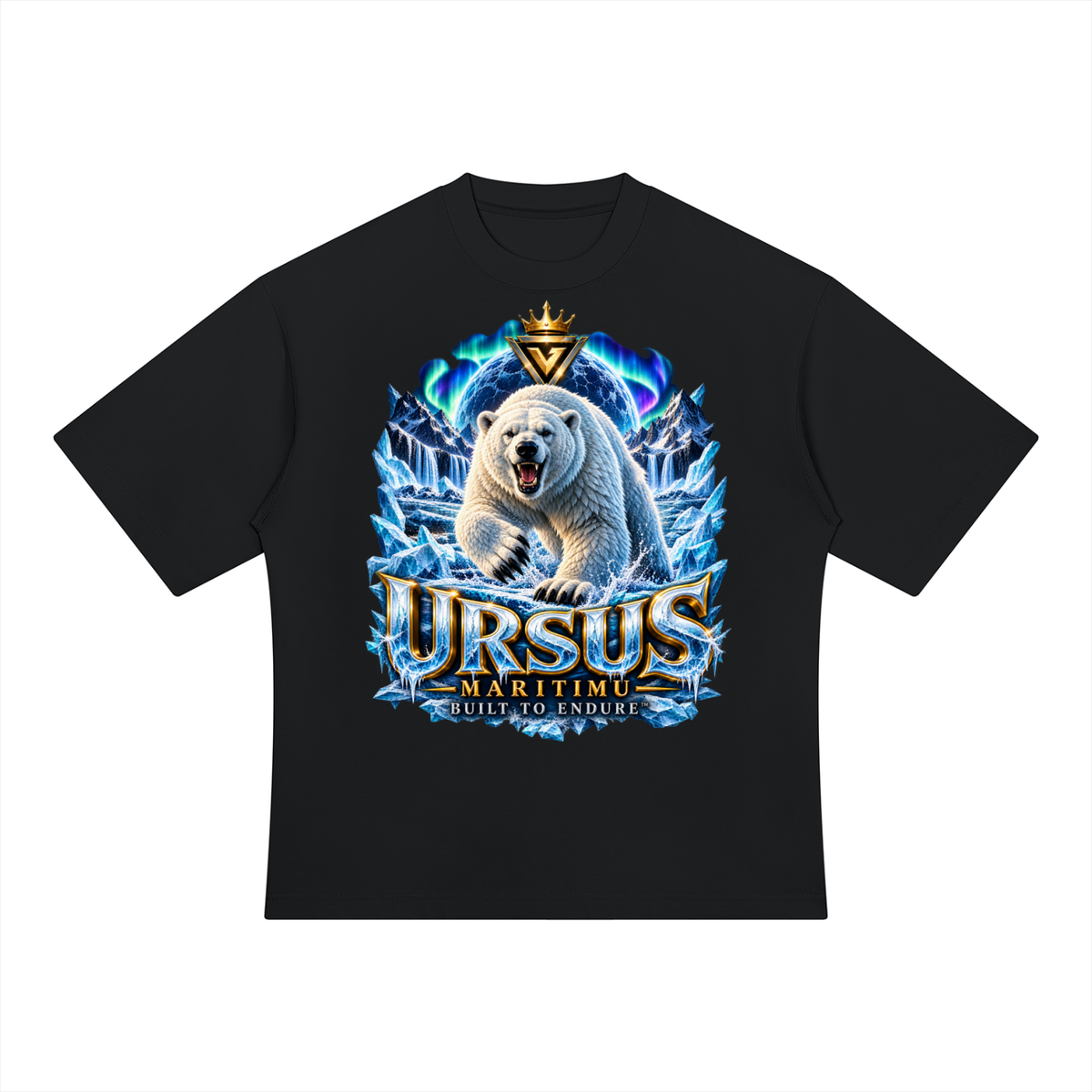 THE ICE KING — URSUS MARITIMU Heavyweight Oversized T-Shirt