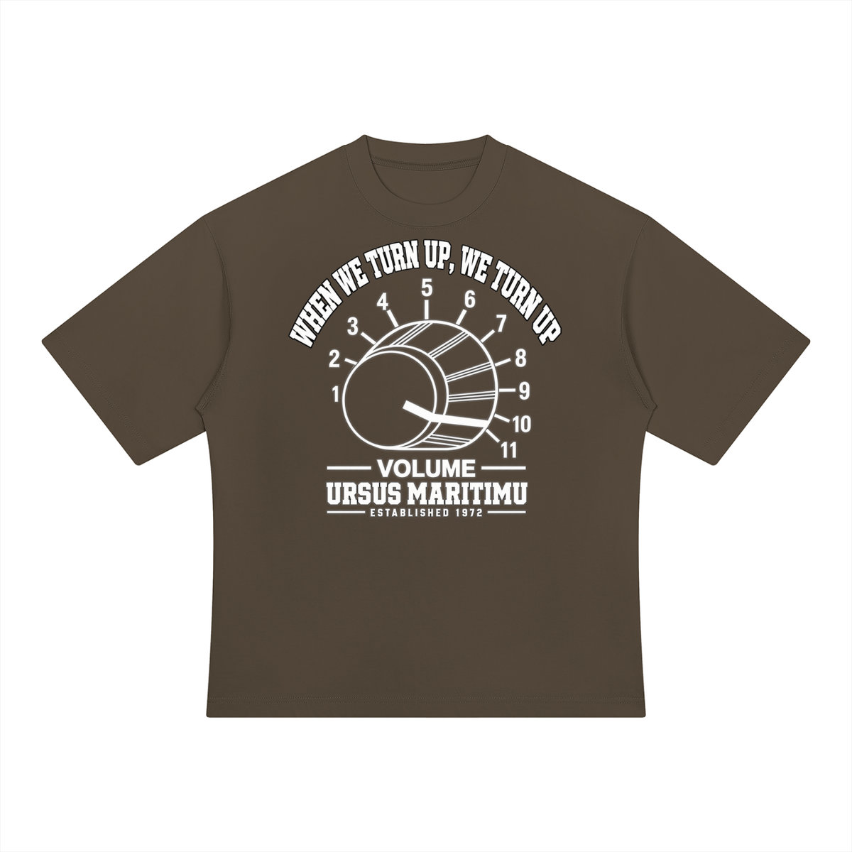 TURN IT ALL THE WAY UP — URSUS MARITIMU Volume Control Heavyweight T-Shirt