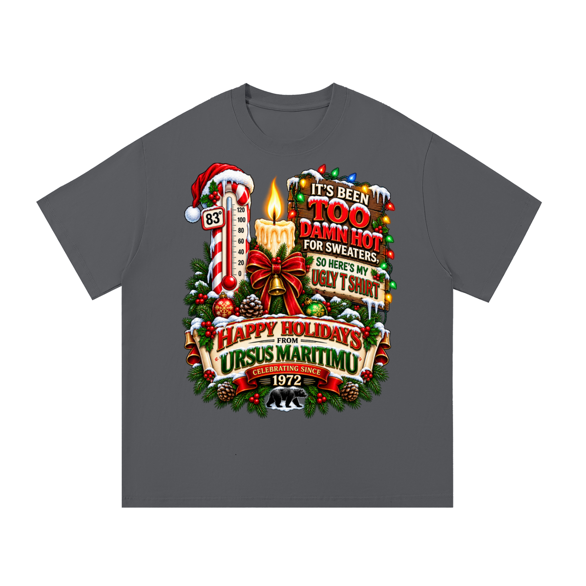 TOO DAMN HOT FOR SWEATERS | URSUS MARITIMU HOLIDAY COLLECTION