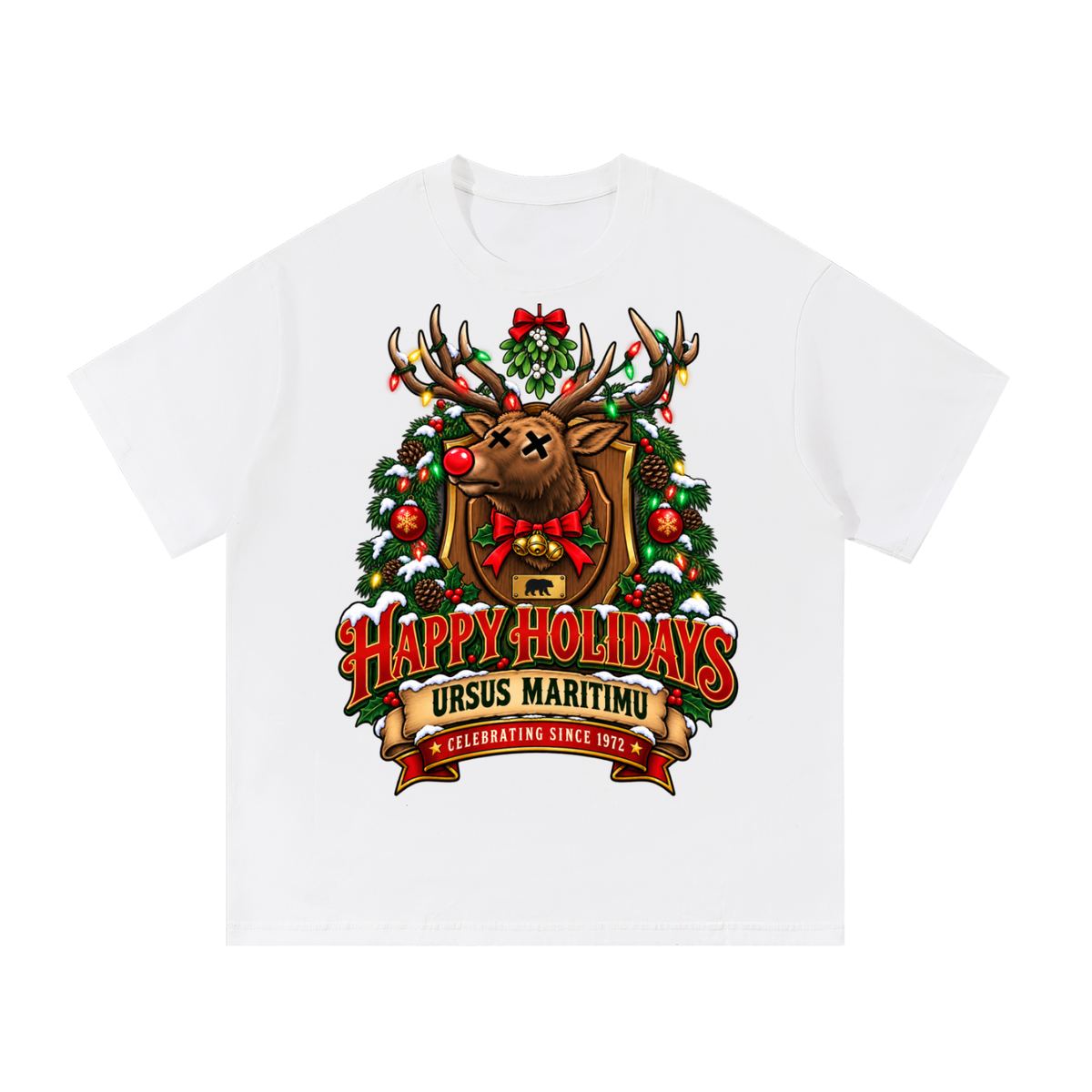 RED-NOSED REINDEER WALL MOUNT | URSUS MARITIMU HOLIDAY COLLECTION