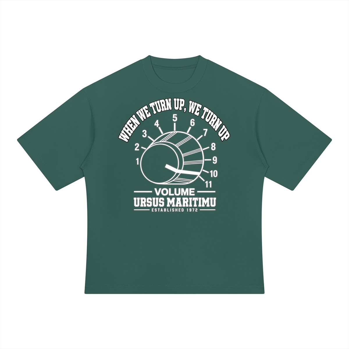 TURN IT ALL THE WAY UP — URSUS MARITIMU Volume Control Heavyweight T-Shirt