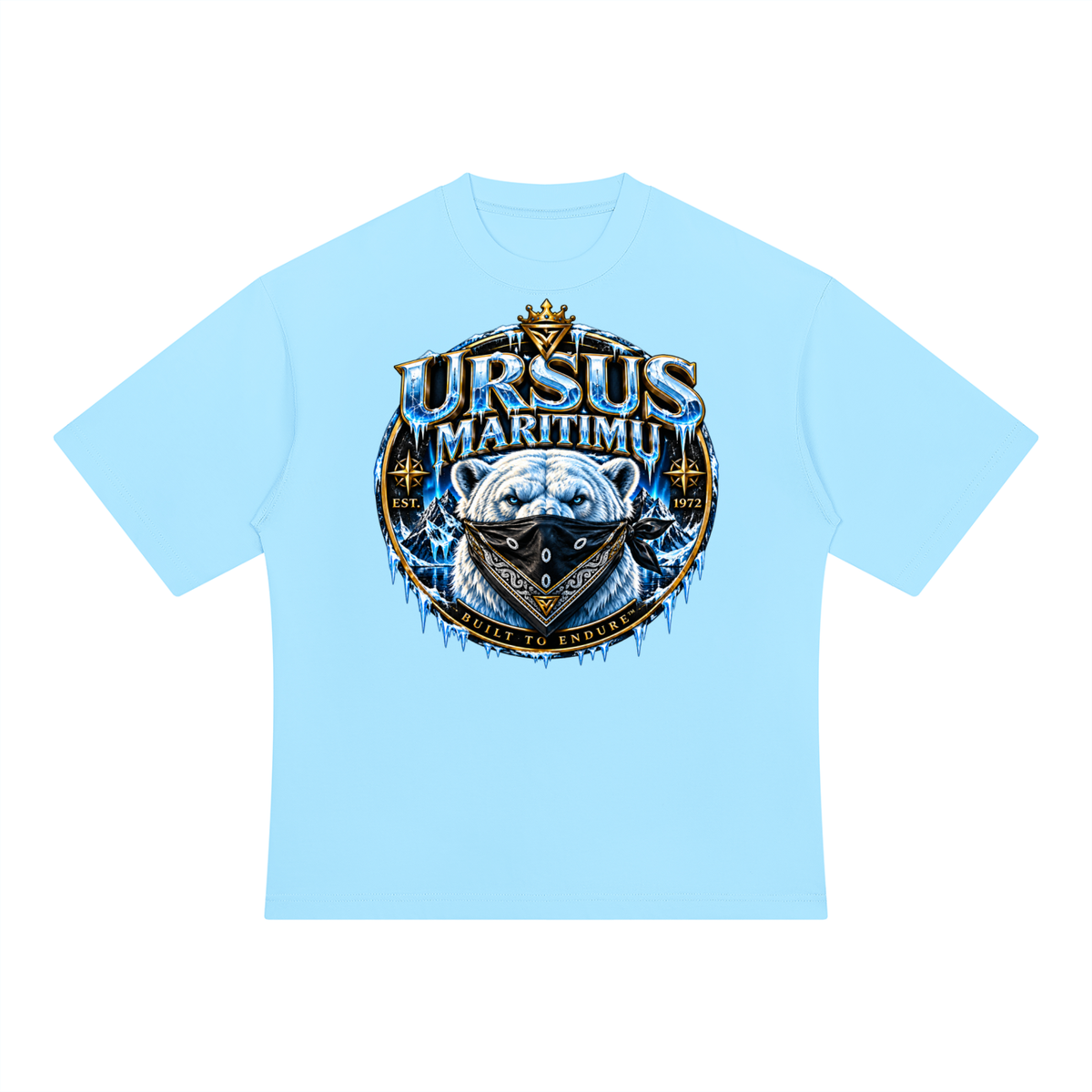 THE FROZEN SENTINEL — URSUS MARITIMU Heavyweight Oversized T-Shirt