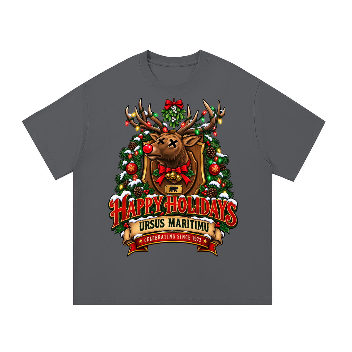 RED-NOSED REINDEER WALL MOUNT | URSUS MARITIMU HOLIDAY COLLECTION