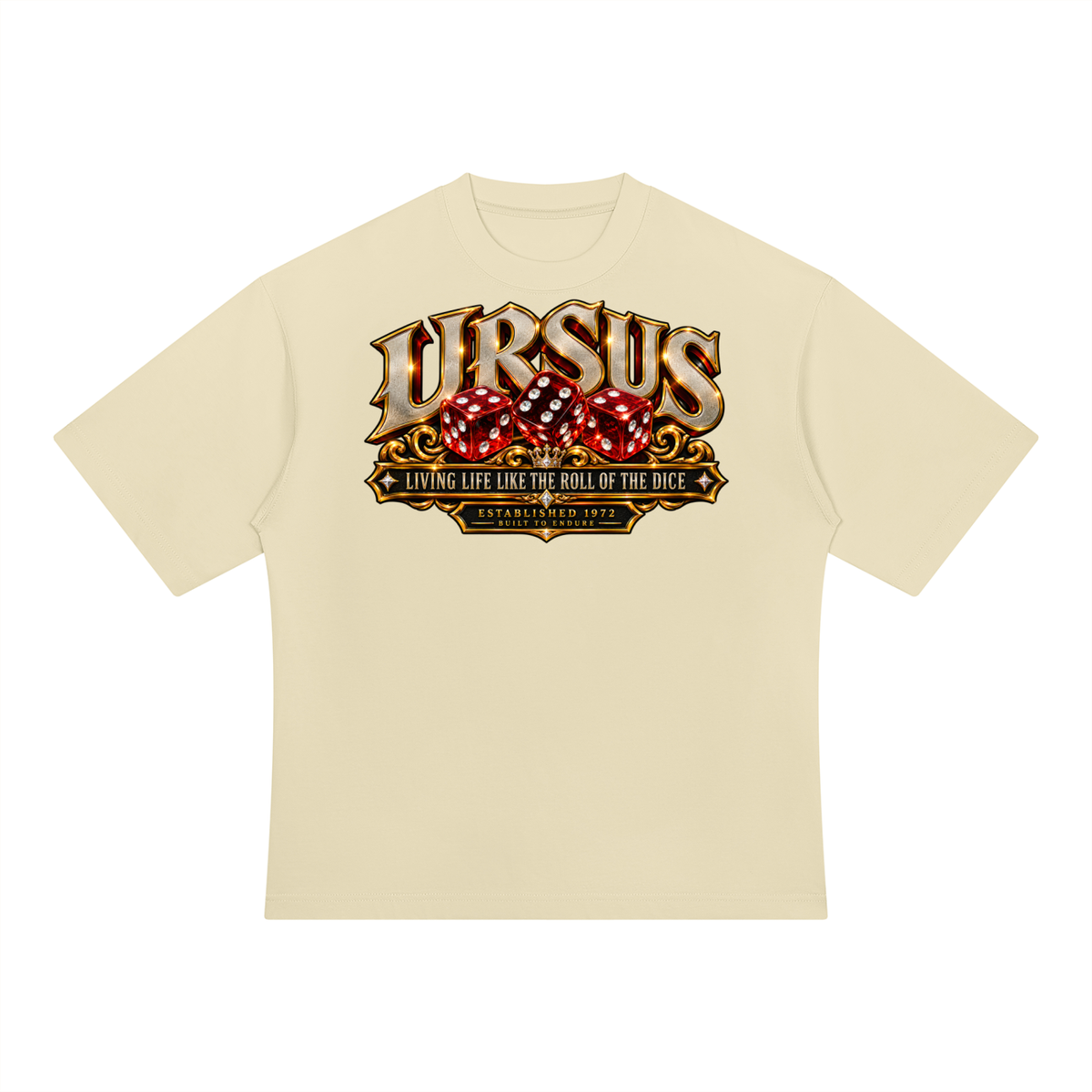 URSUS — ROLL WITH PURPOSE Dice Graphic Tee