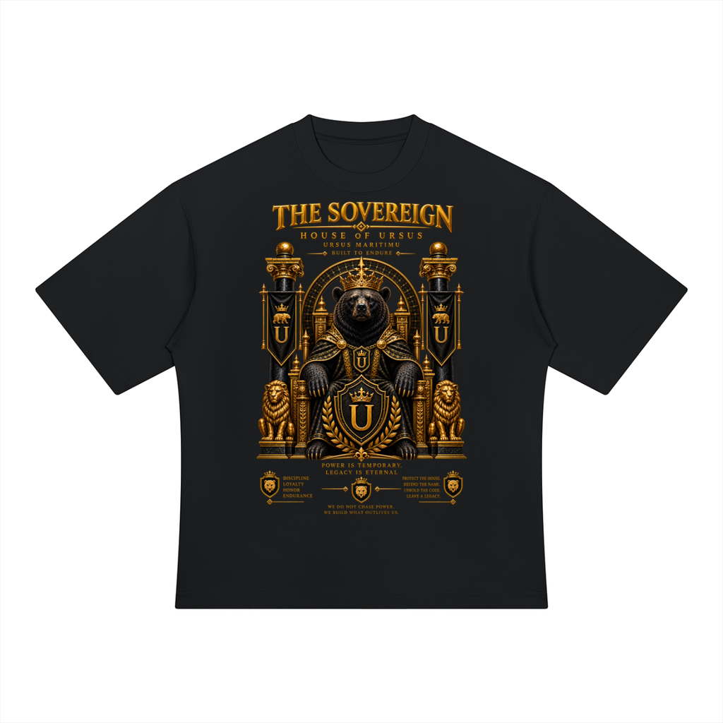 THE SOVEREIGN — House of URSUS Heavyweight Oversized T-Shirt
