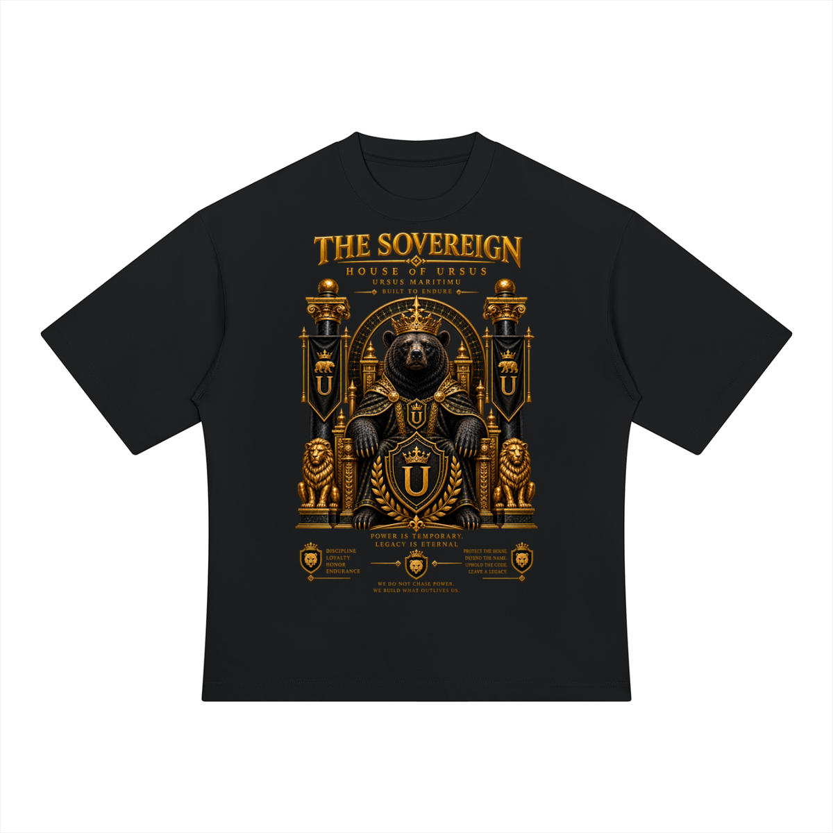 THE SOVEREIGN — House of URSUS Heavyweight Oversized T-Shirt