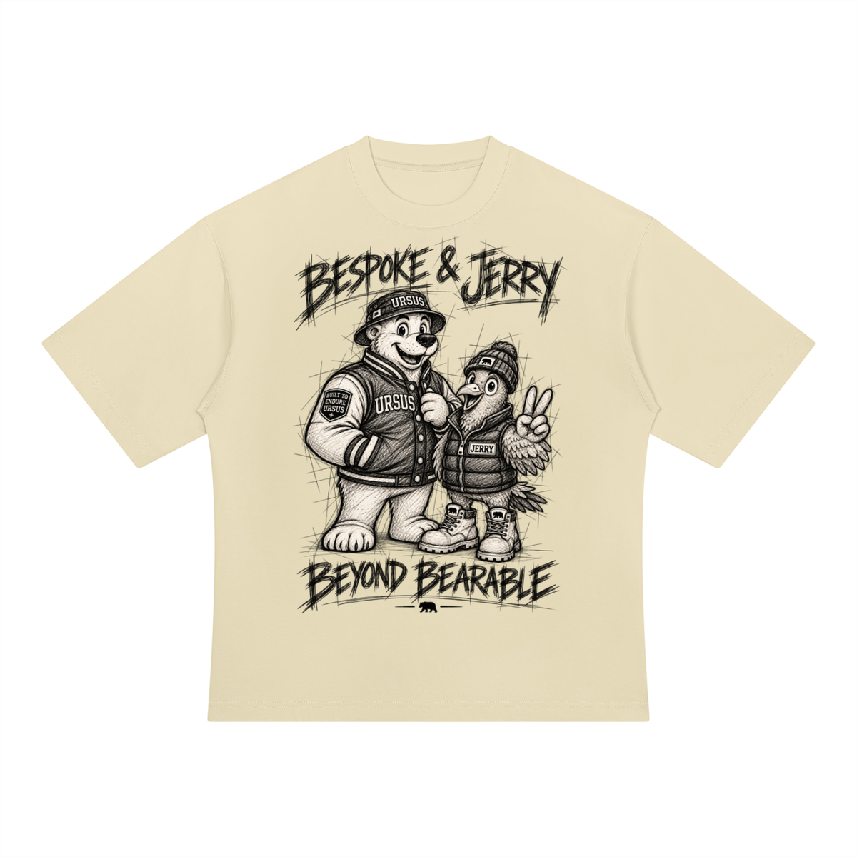 BESPOKE & JERRY — Beyond Bearable Sketch T-Shirt