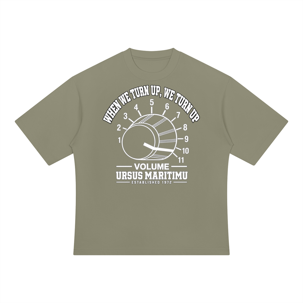 TURN IT ALL THE WAY UP — URSUS MARITIMU Volume Control Heavyweight T-Shirt