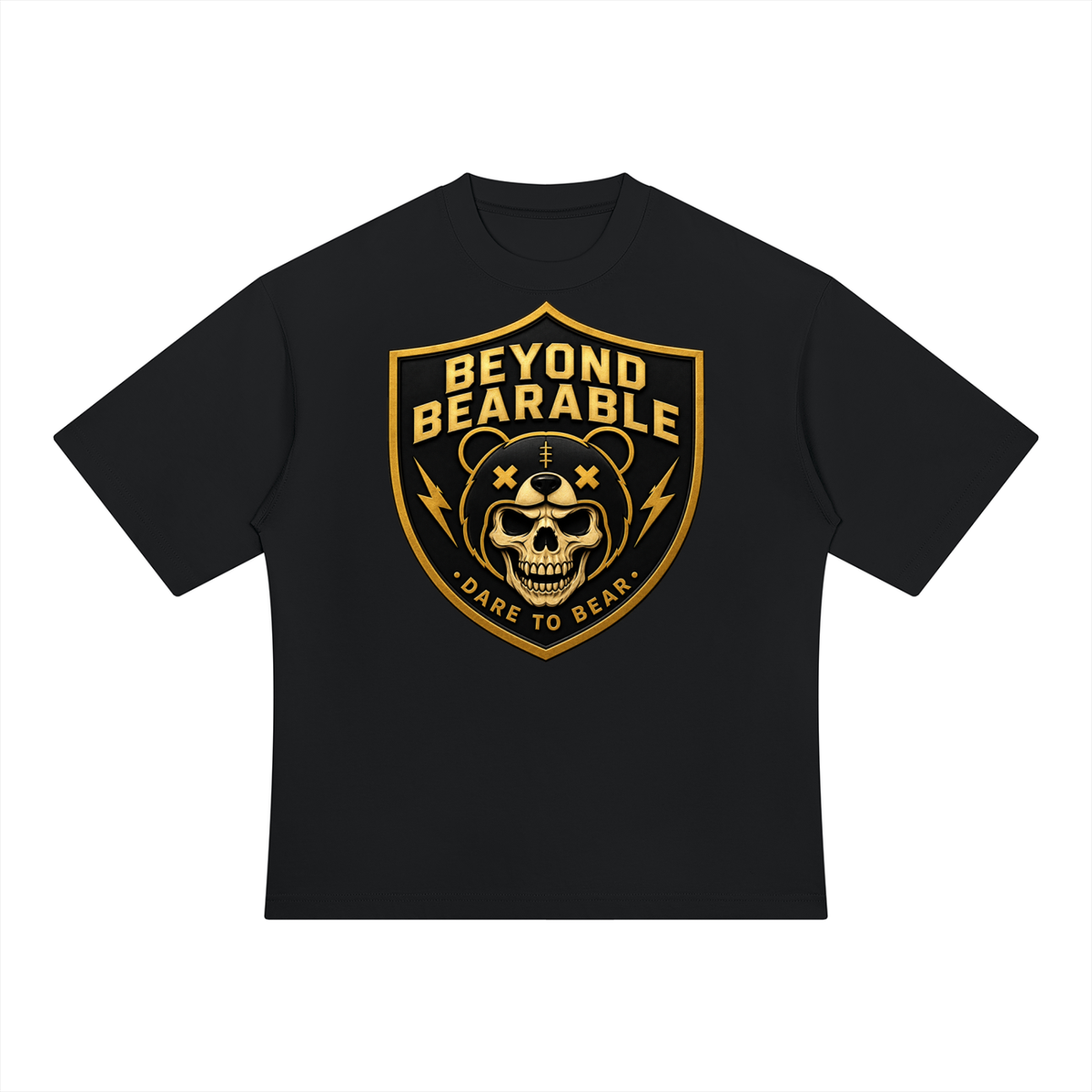 BEYOND BEARABLE — Dare to Bear Shield