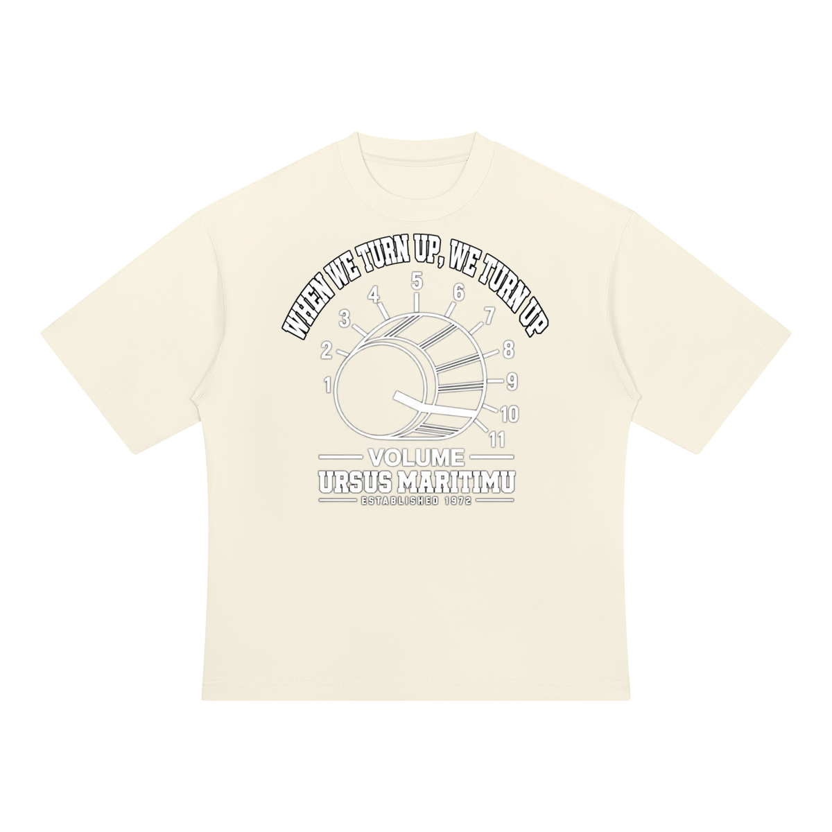 TURN IT ALL THE WAY UP — URSUS MARITIMU Volume Control Heavyweight T-Shirt