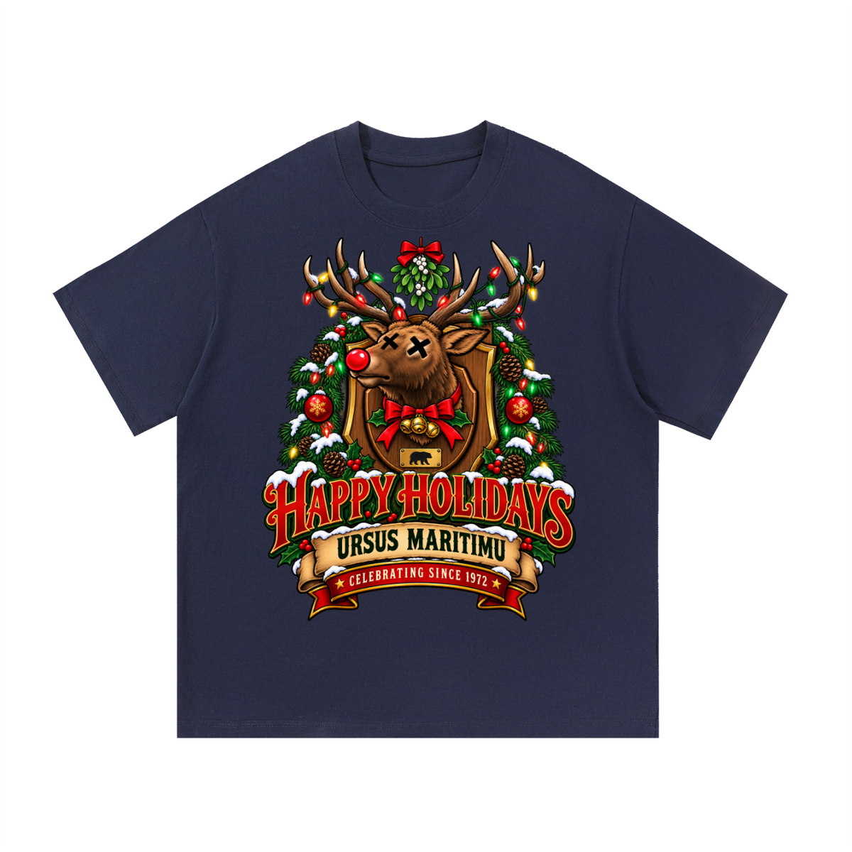 RED-NOSED REINDEER WALL MOUNT | URSUS MARITIMU HOLIDAY COLLECTION